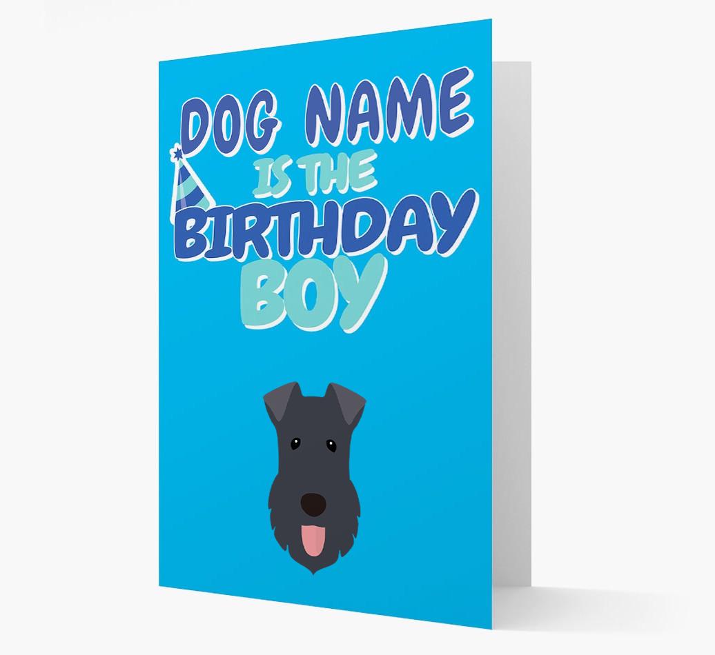 'Birthday Boy' Card with {breedFullName} Icon