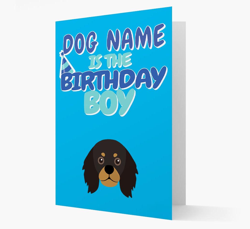 'Birthday Boy' Card with {breedFullName} Icon