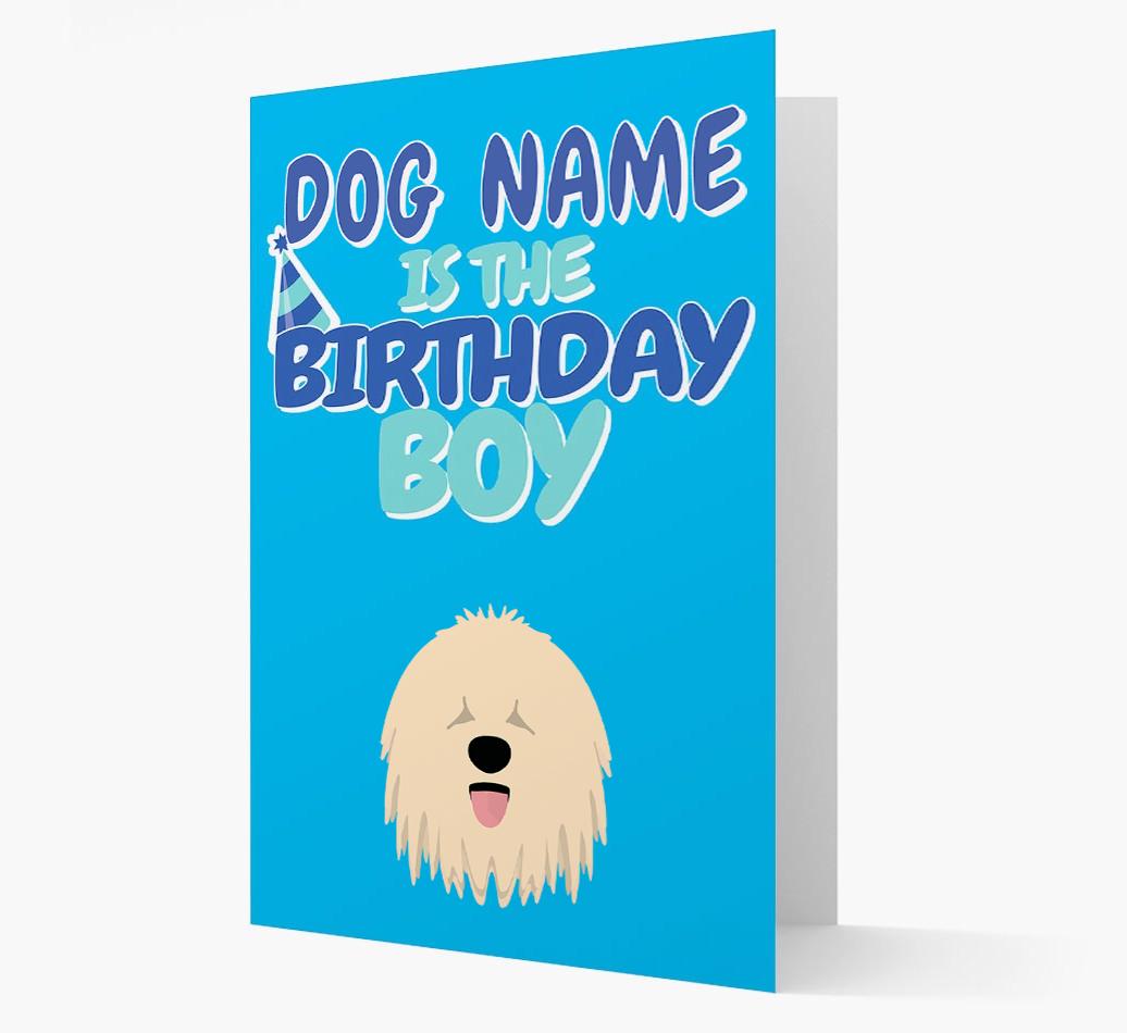 'Birthday Boy' Card with {breedFullName} Icon
