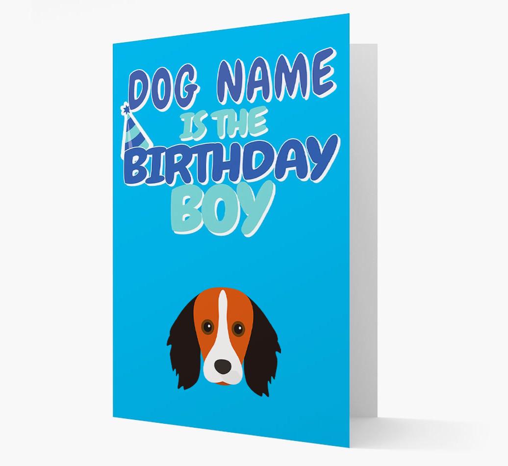 'Birthday Boy' Card with {breedFullName} Icon