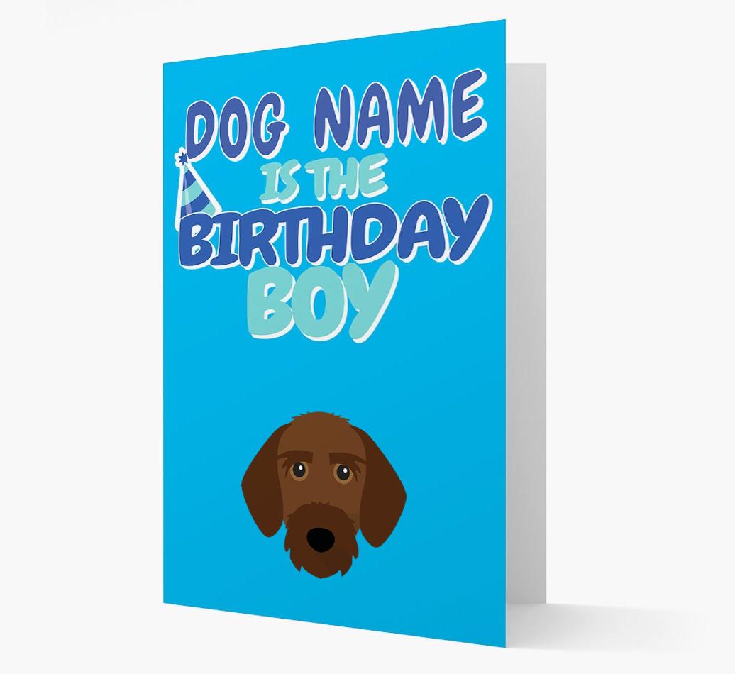 'Birthday Boy' Card with {breedFullName} Icon