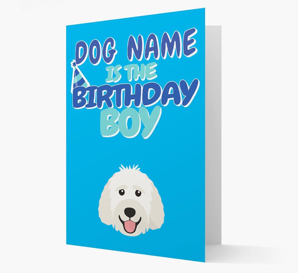 'Birthday Boy' Card with {breedFullName} Icon