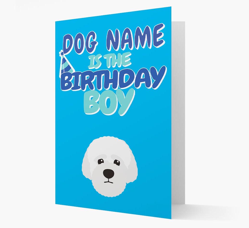 'Birthday Boy' Card with {breedFullName} Icon