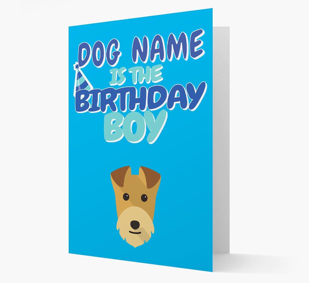 'Birthday Boy' Card with {breedFullName} Icon