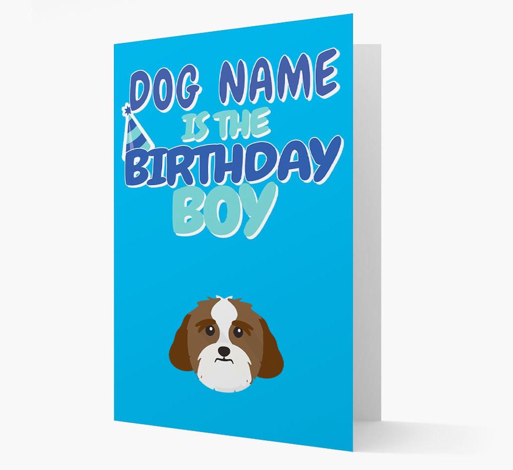 'Birthday Boy' Card with {breedFullName} Icon