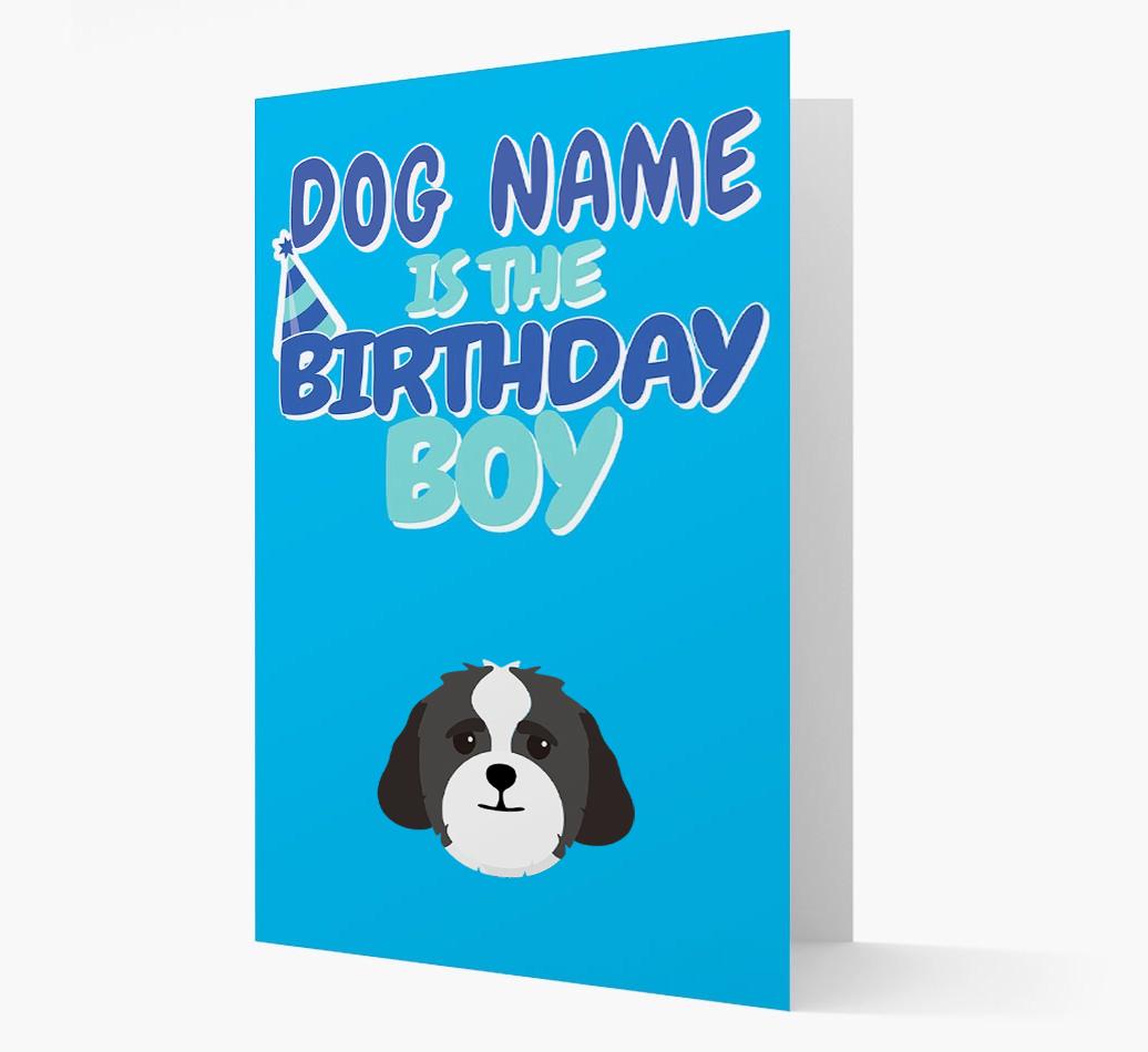 'Birthday Boy' Card with {breedFullName} Icon
