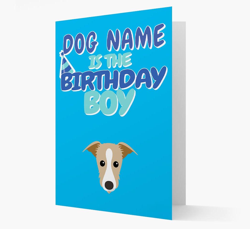 'Birthday Boy' Card with {breedFullName} Icon
