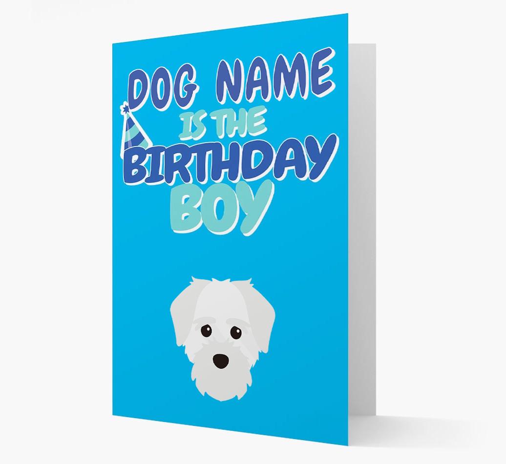 'Birthday Boy' Card with {breedFullName} Icon