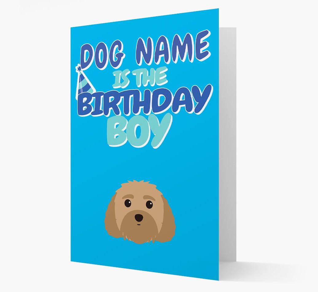 'Birthday Boy' Card with {breedFullName} Icon