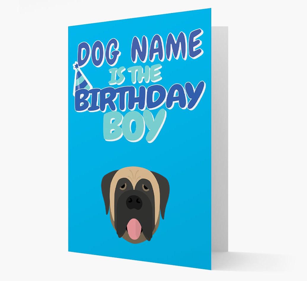 'Birthday Boy' Card with {breedFullName} Icon