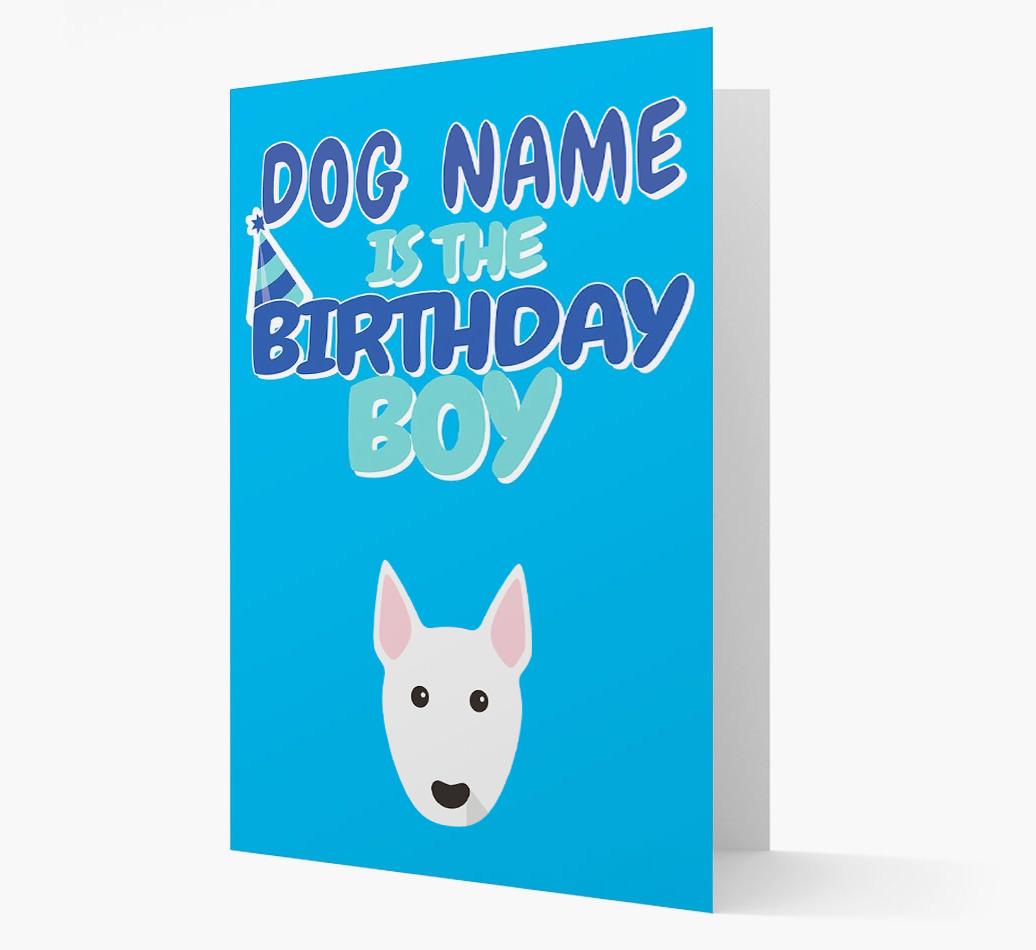 'Birthday Boy' Card with {breedFullName} Icon