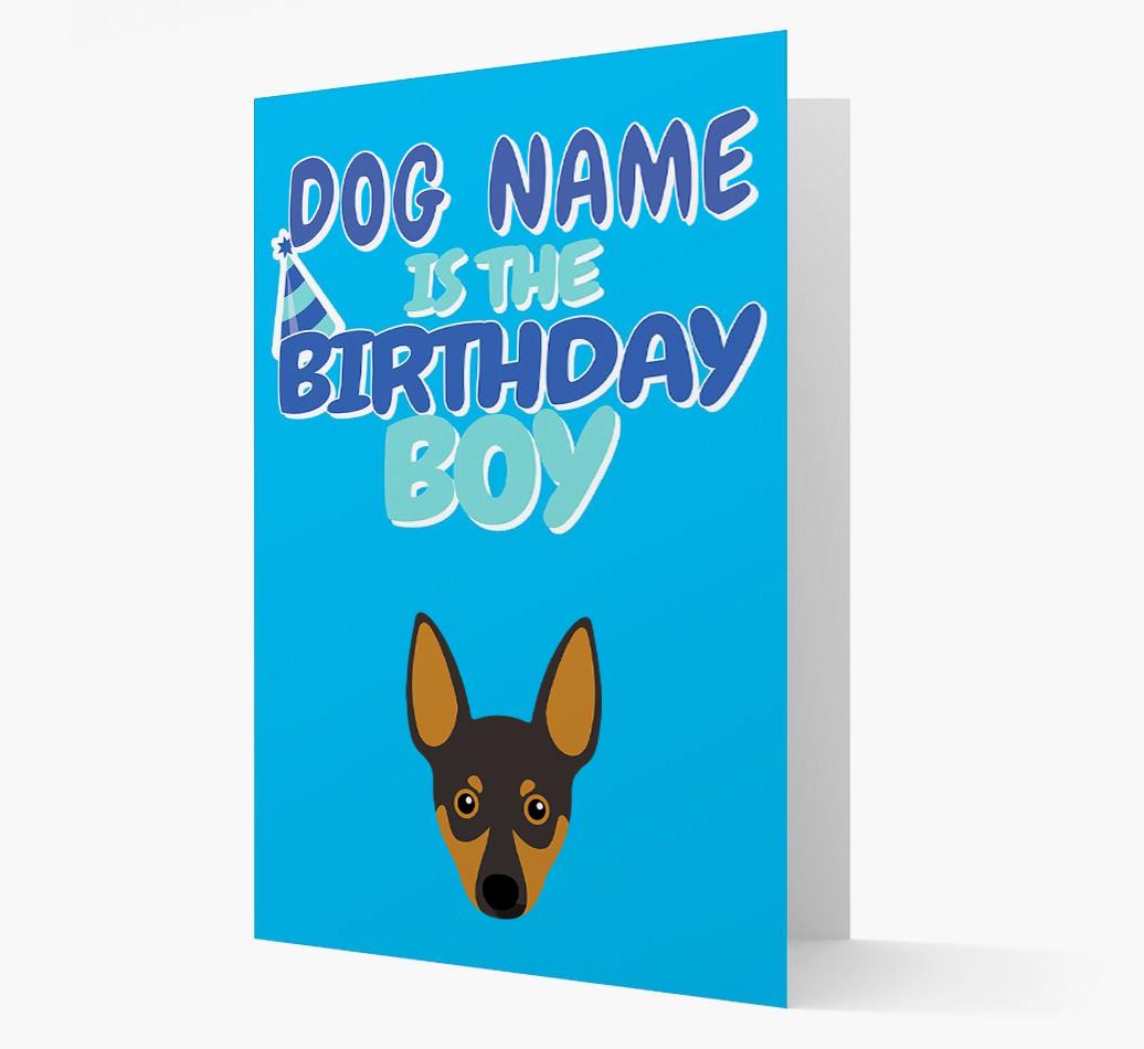 'Birthday Boy' Card with {breedFullName} Icon