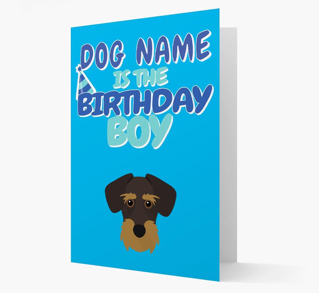 'Birthday Boy' Card with {breedFullName} Icon