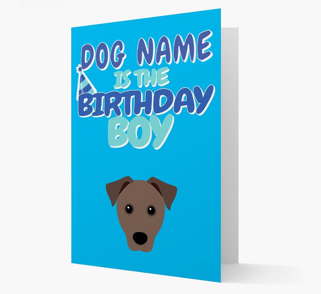 'Birthday Boy' Card with {breedFullName} Icon