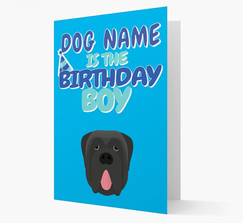 'Birthday Boy' Card with {breedFullName} Icon