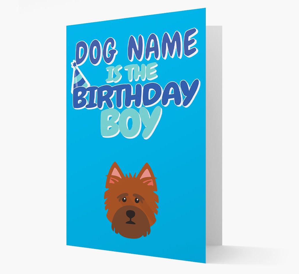 'Birthday Boy' Card with {breedFullName} Icon