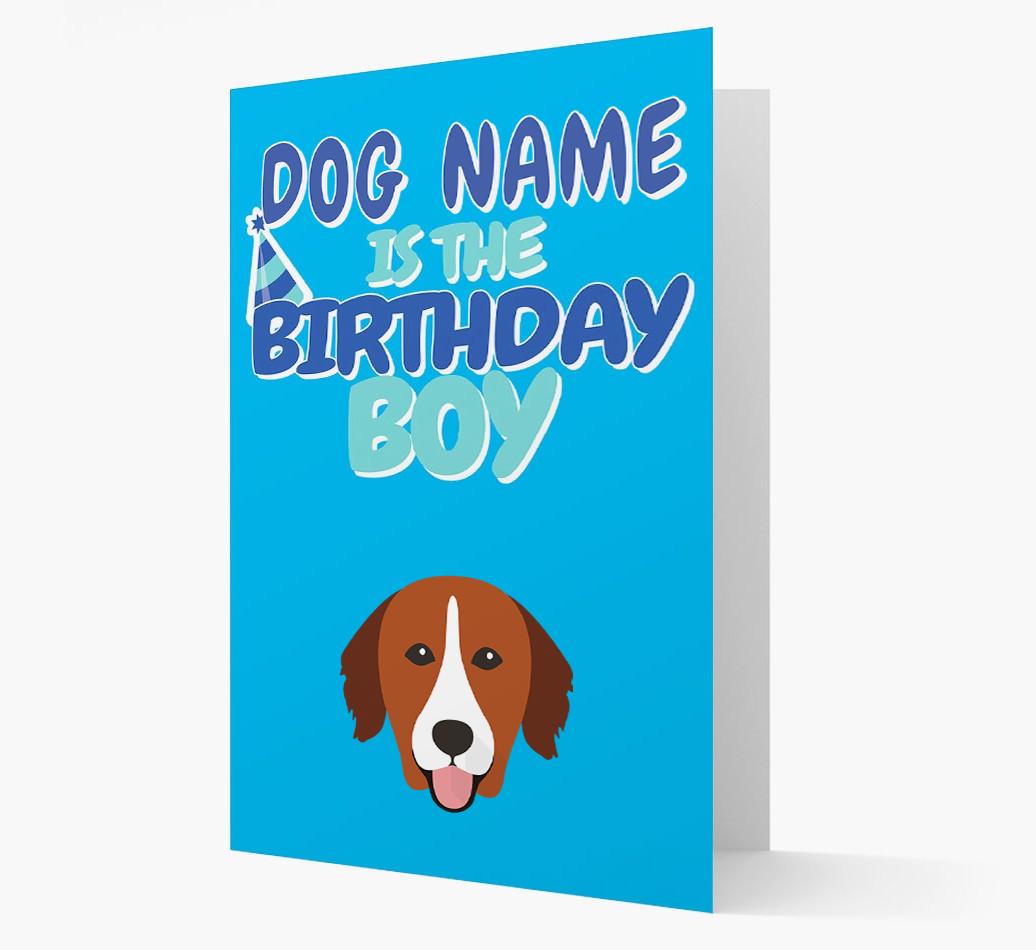 'Birthday Boy' Card with {breedFullName} Icon