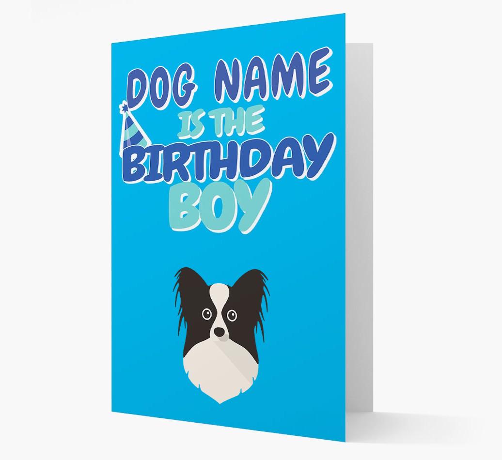 'Birthday Boy' Card with {breedFullName} Icon