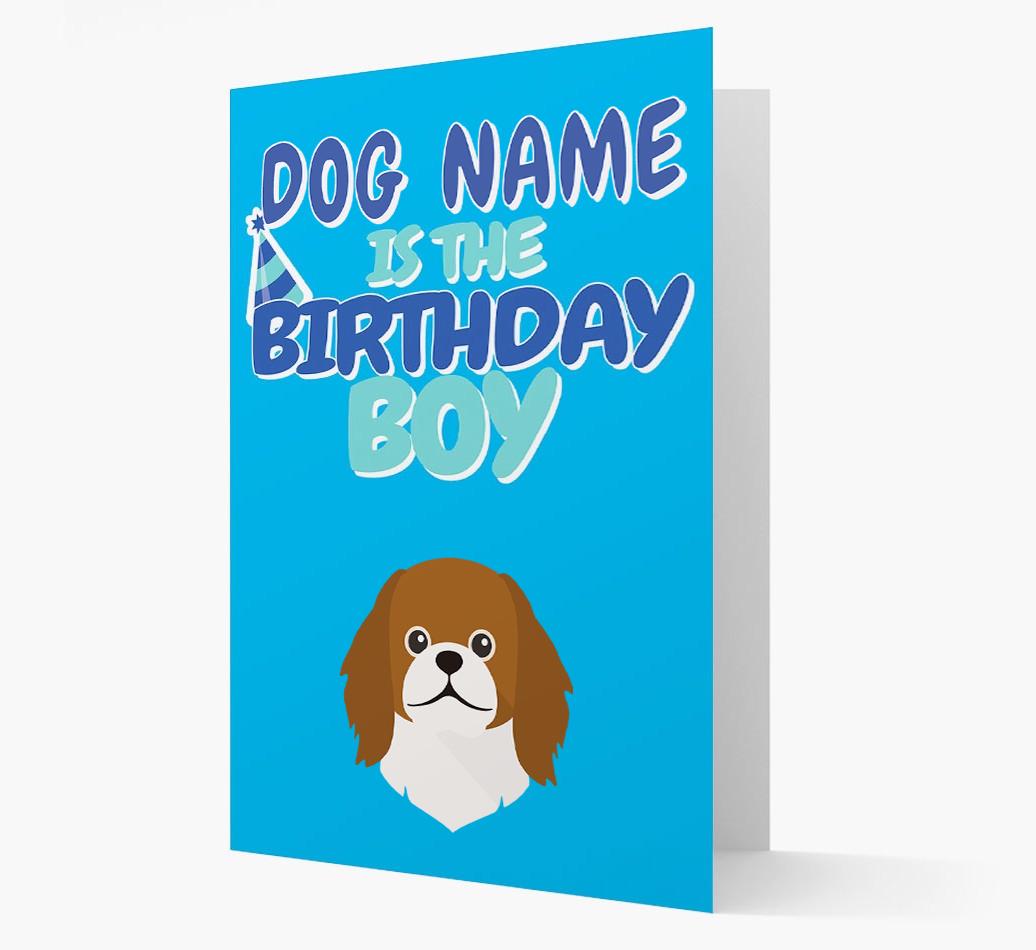 'Birthday Boy' Card with {breedFullName} Icon