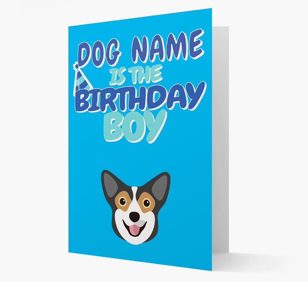 'Birthday Boy' Card with {breedFullName} Icon