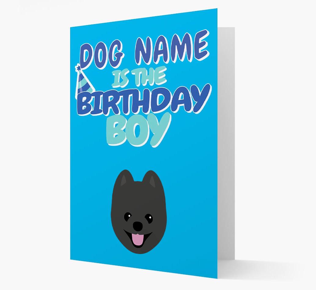 'Birthday Boy' Card with {breedFullName} Icon