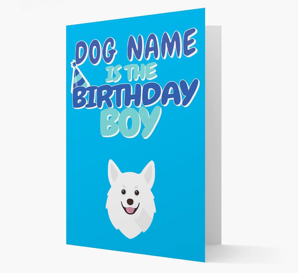 'Birthday Boy' Card with {breedFullName} Icon