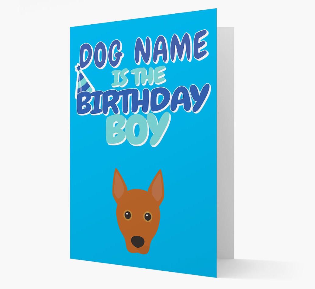 'Birthday Boy' Card with {breedFullName} Icon