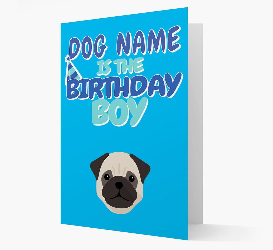 'Birthday Boy' Card with {breedFullName} Icon