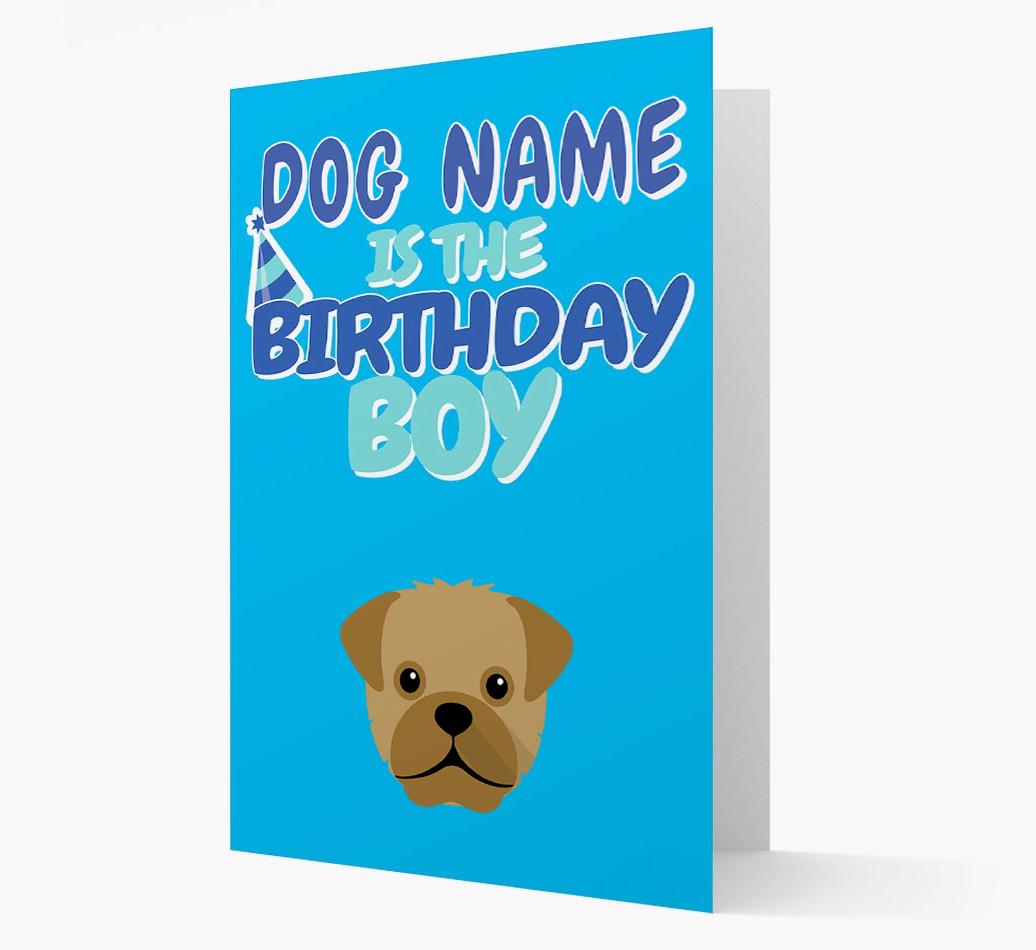 'Birthday Boy' Card with {breedFullName} Icon