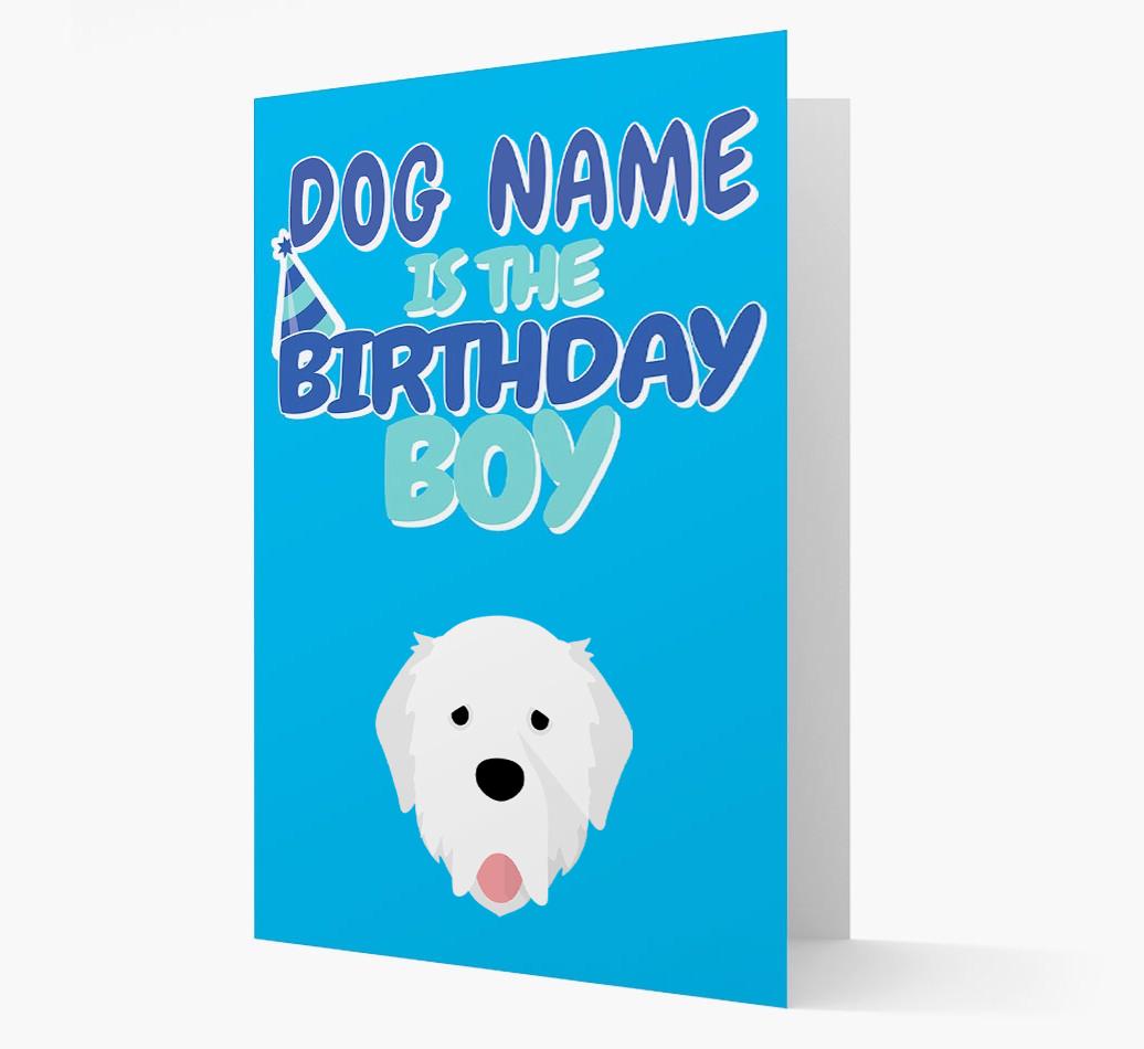 'Birthday Boy' Card with {breedFullName} Icon