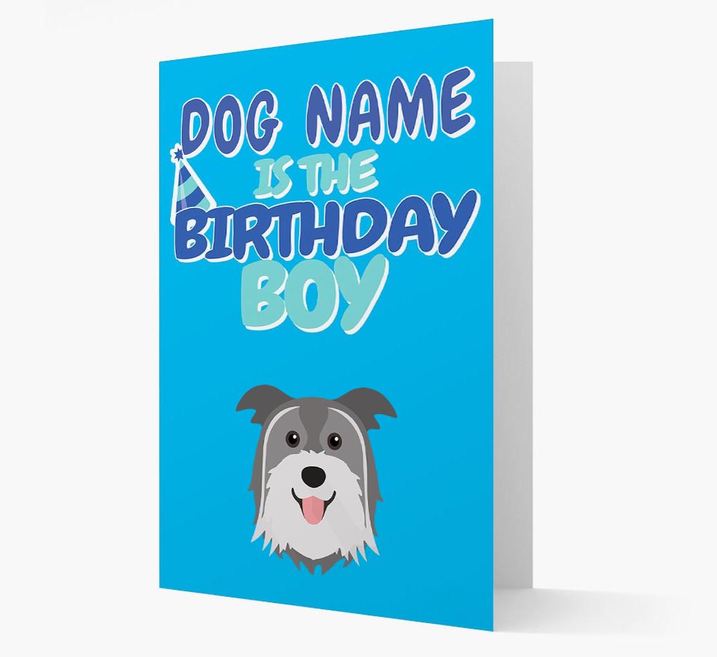 'Birthday Boy' Card with {breedFullName} Icon