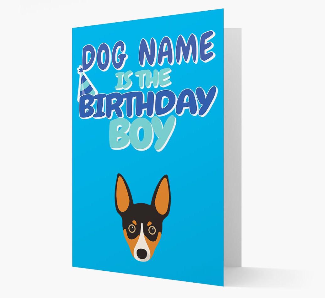 'Birthday Boy' Card with {breedFullName} Icon