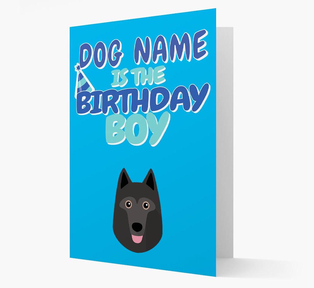 'Birthday Boy' Card with {breedFullName} Icon