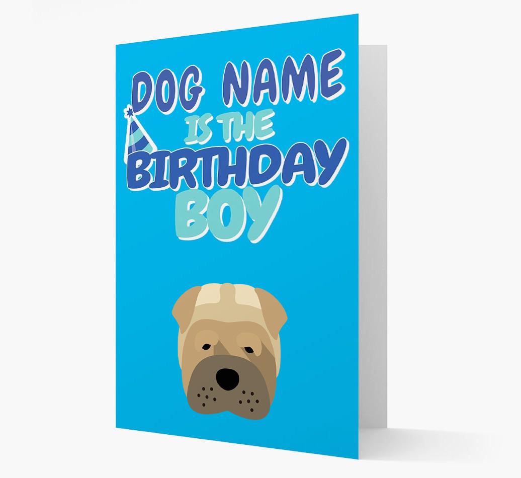 'Birthday Boy' Card with {breedFullName} Icon