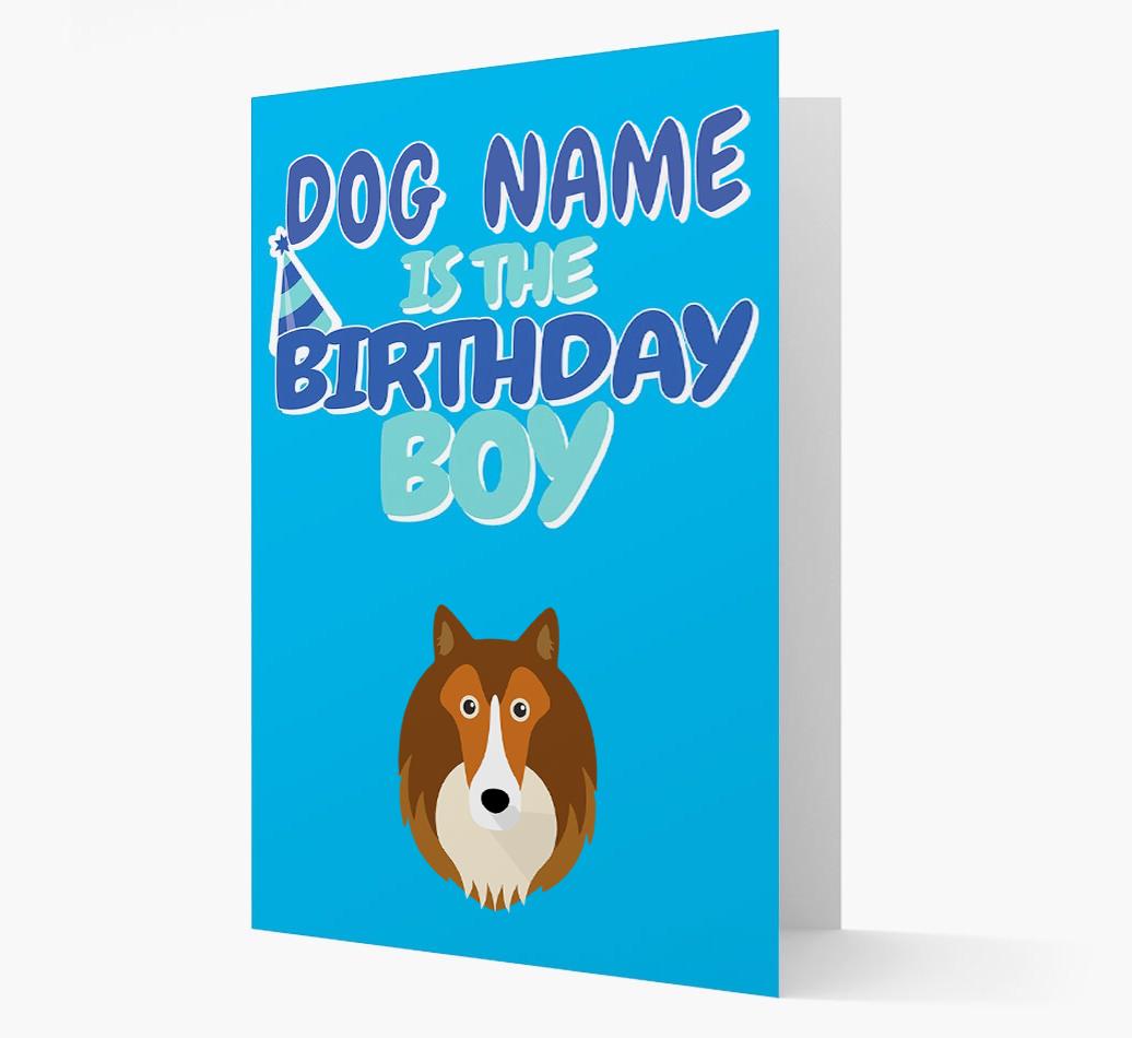 'Birthday Boy' Card with {breedFullName} Icon