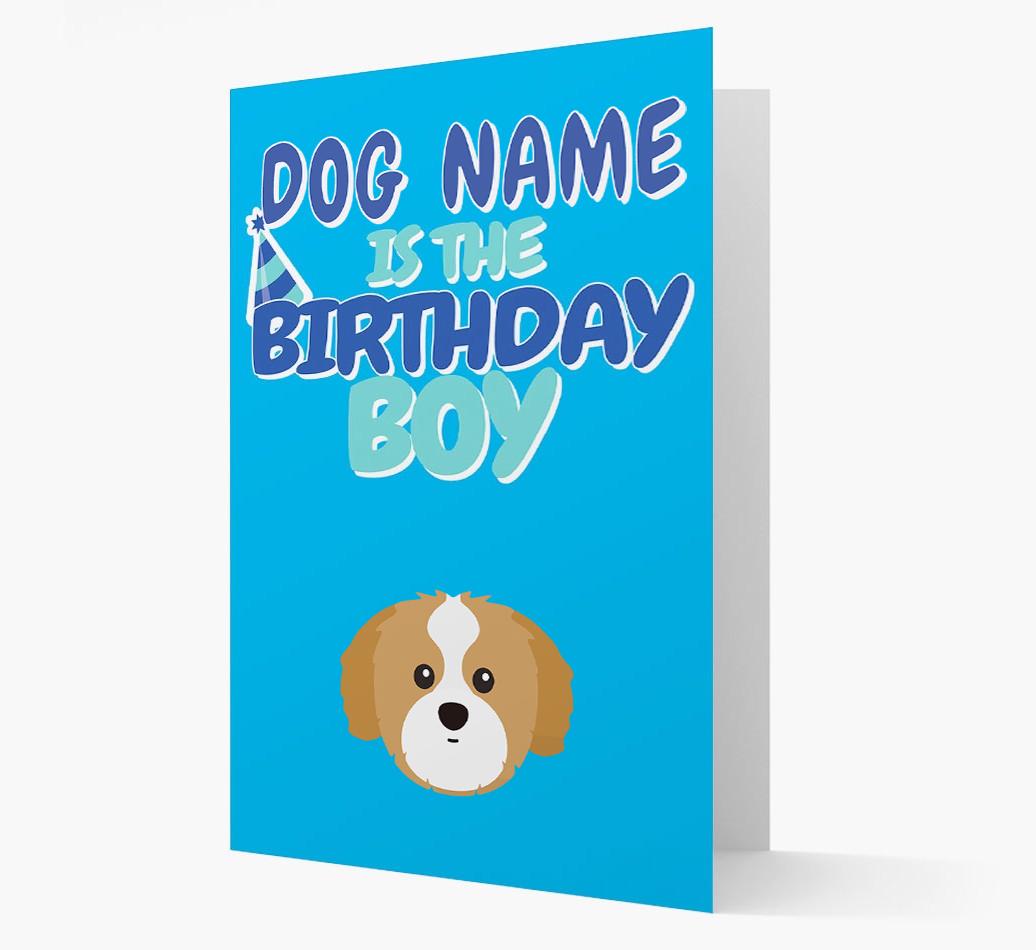 'Birthday Boy' Card with {breedFullName} Icon
