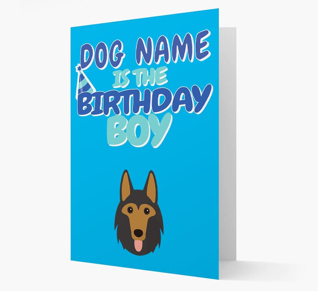 'Birthday Boy' Card with {breedFullName} Icon