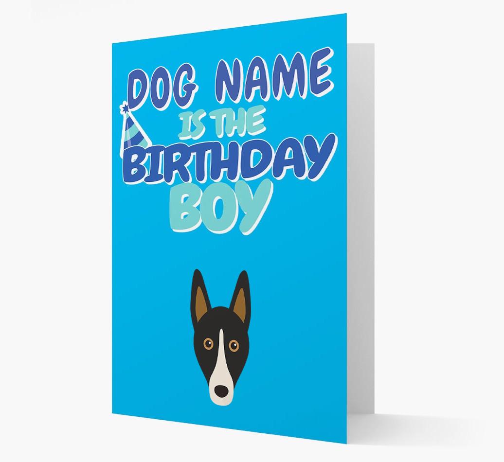 'Birthday Boy' Card with {breedFullName} Icon
