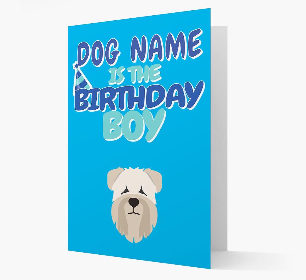 'Birthday Boy' Card with {breedFullName} Icon