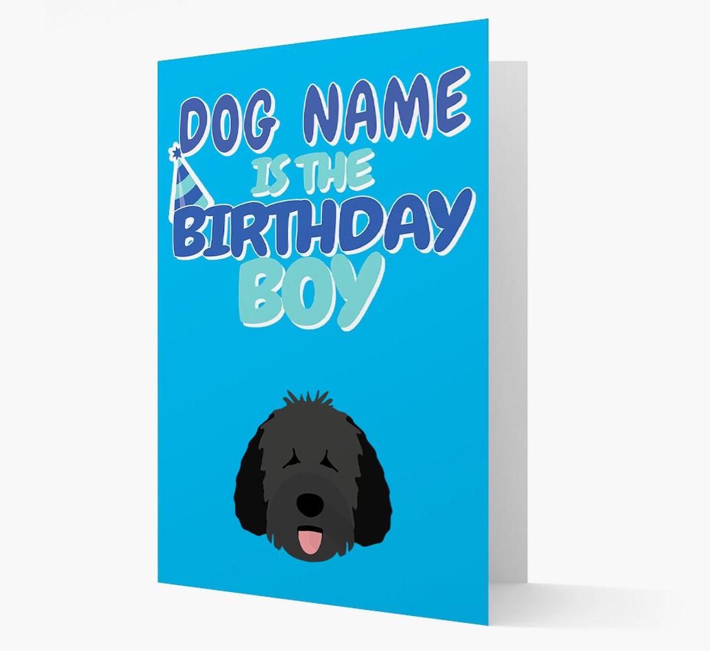'Birthday Boy' Card with {breedFullName} Icon