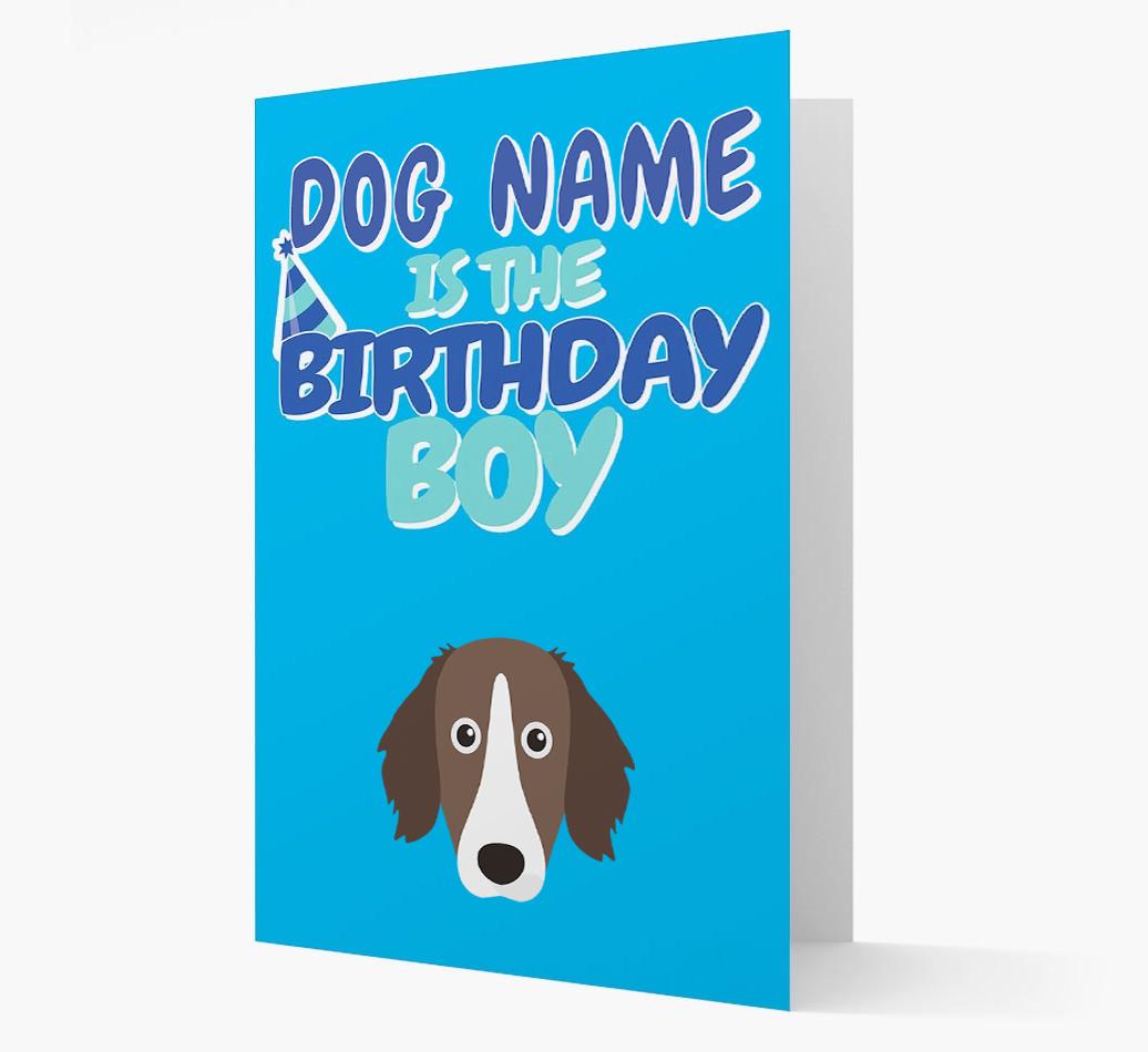'Birthday Boy' Card with {breedFullName} Icon