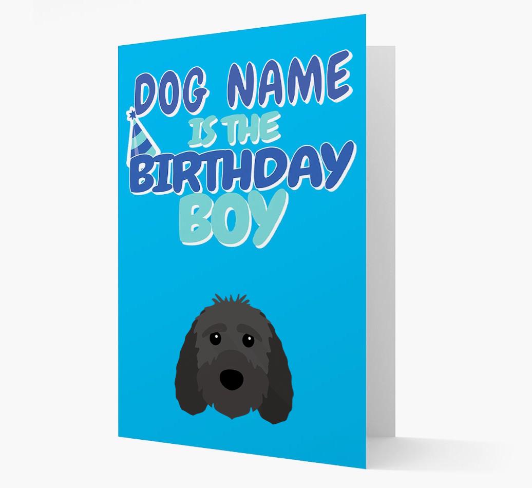 'Birthday Boy' Card with {breedFullName} Icon