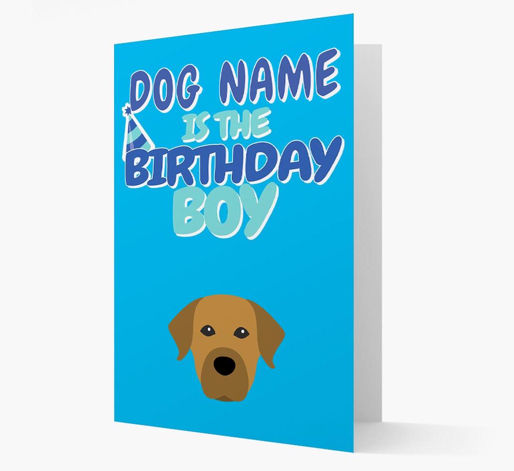 'Birthday Boy' Card with {breedFullName} Icon