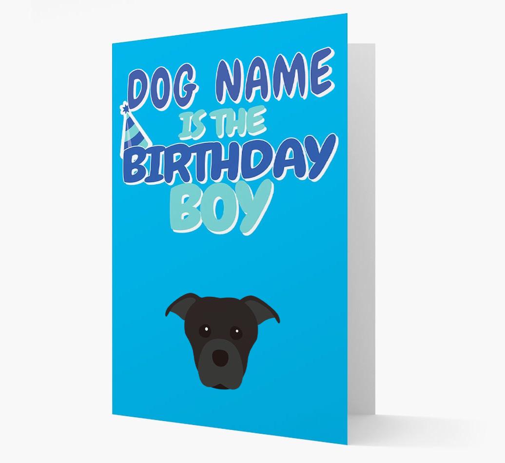 'Birthday Boy' Card with {breedFullName} Icon