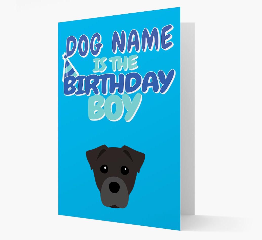 'Birthday Boy' Card with {breedFullName} Icon