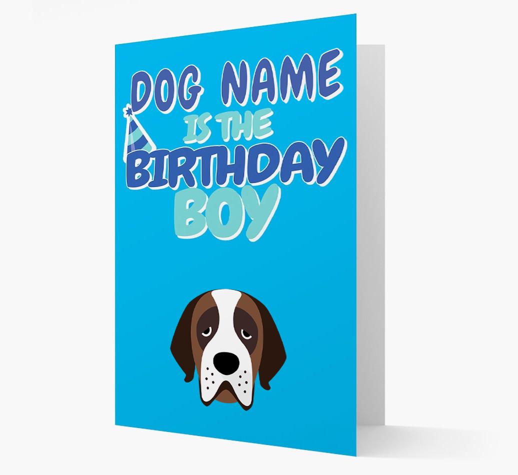 'Birthday Boy' Card with {breedFullName} Icon
