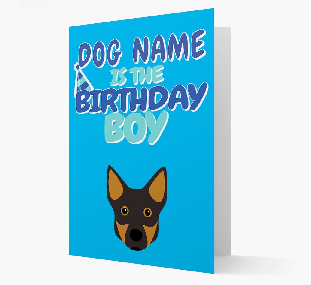 'Birthday Boy' Card with {breedFullName} Icon