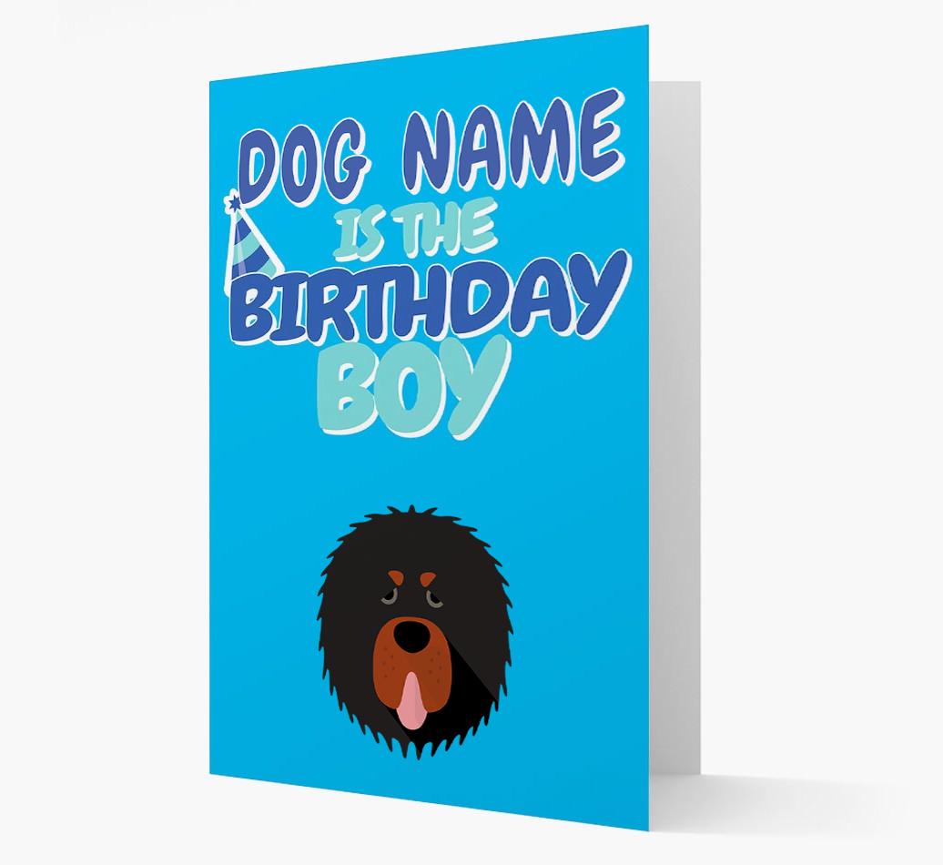 'Birthday Boy' Card with {breedFullName} Icon