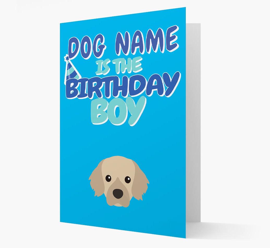 'Birthday Boy' Card with {breedFullName} Icon