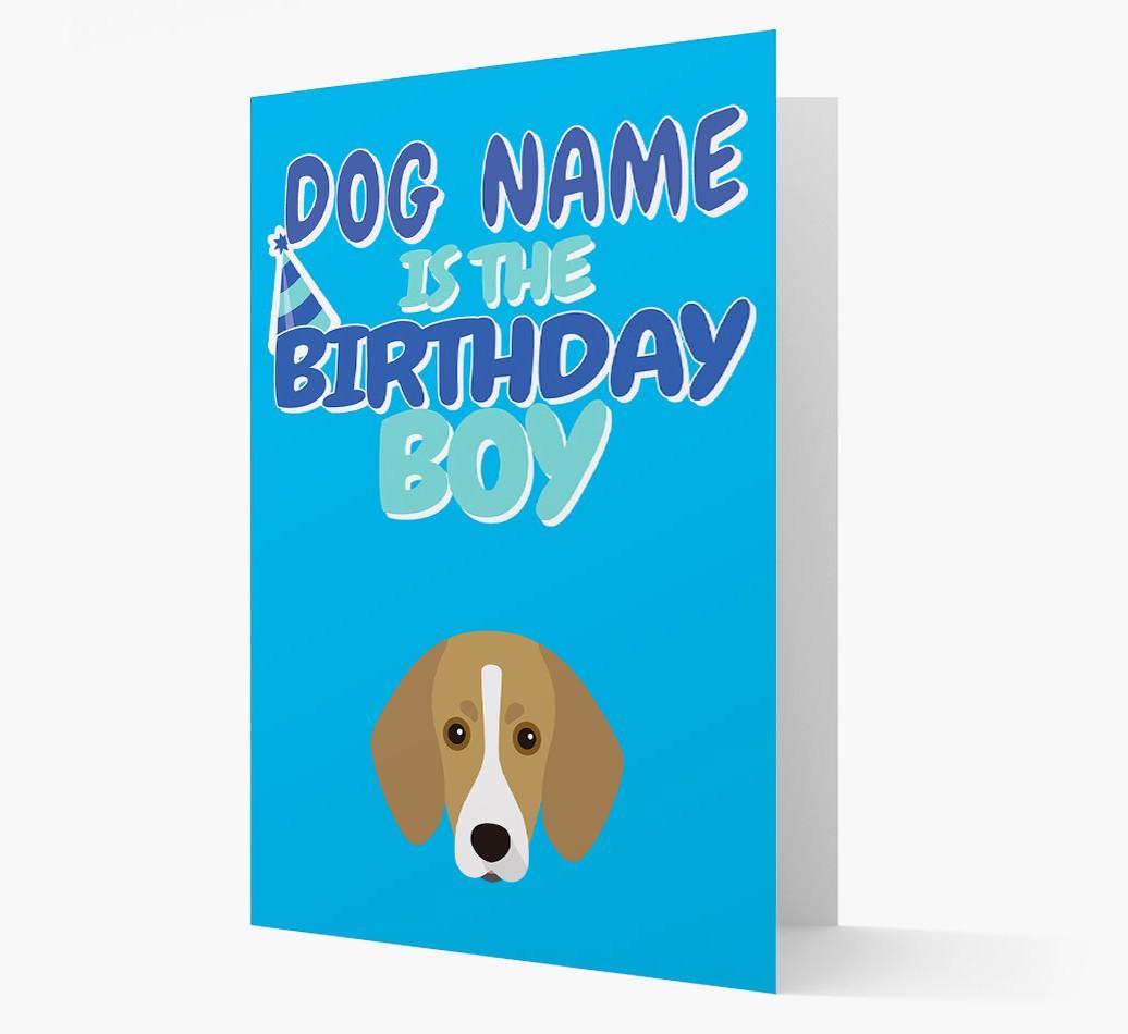 'Birthday Boy' Card with {breedFullName} Icon
